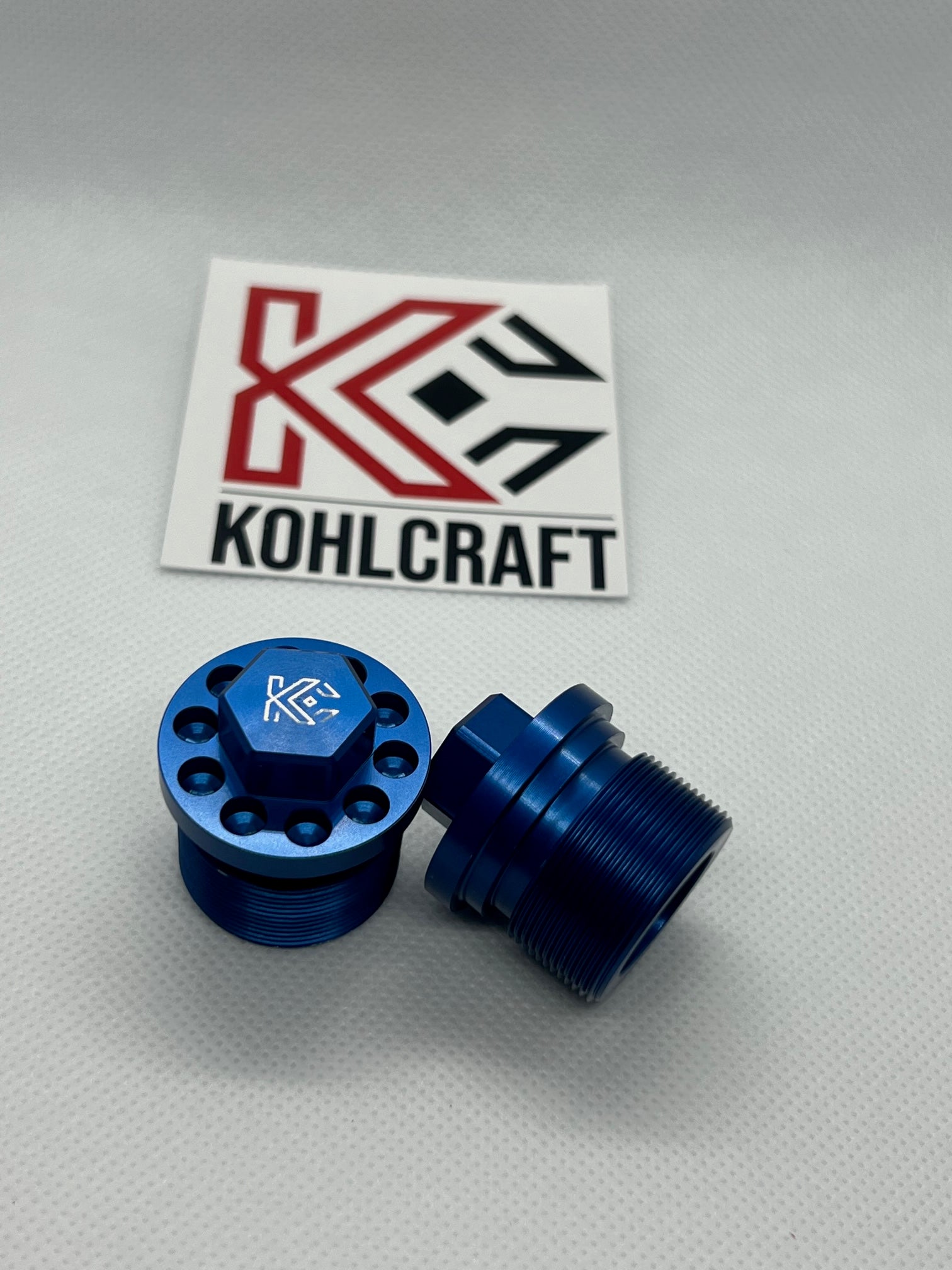 CRF110/125 Fork Tube Cap (Blue) Kohlcraft110